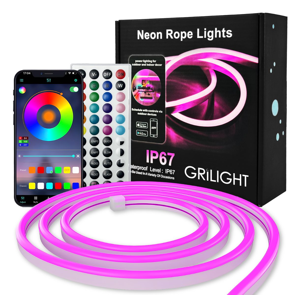 4046 RGB NEON LED TRAKA 5M – PAMETNO DEKORATIVNO OSVJETLJENJE 5M - Image 1