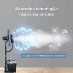 Industrijski Ventilator sa Raspršivačem Vode LB-GY-1701 – 42L Rezervoar | 230W - Image 2