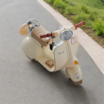 DJEČIJI ELEKTRIČNI SKUTER LAMBRETTA 6V – ZELENI MODEL