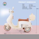 DJEČIJI ELEKTRIČNI SKUTER LAMBRETTA 6V – ZELENI MODEL - Image 3