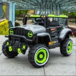 Dječiji Električni Džip 12V Dvosjed – Sivi Model - Image 3
