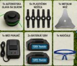AKU TRIMER MAKITA SA DODACIMA – 2 BATERIJE 128V + GRATIS AUTOMATSKA GLAVA SA SILKOM - Image 4