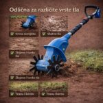 Aku freza za vrt 500W - Image 3