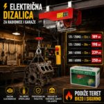 ELEKTRIČNA DIZALICA – SNAŽNO I SIGURNO PODIZANJE TERETA