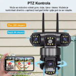 4K PRO WiFi Sigurnosna Kamera sa 4 Kamere | 18MP Ultra HD | PTZ Rotacija | Noćni Vid - Image 5