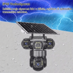 WiFi Solarna Kamera sa Solarnim Panelom – Bežična Vanjska Sigurnosna Kamera sa Noćnim Vidom - Image 6