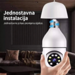 WiFi Kamera Sijalica 360° – Pametna Sigurnosna Kamera sa Noćnim Vidom | YooSee - Image 3