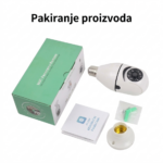 WiFi Kamera Sijalica 360° – Pametna Sigurnosna Kamera sa Noćnim Vidom | YooSee - Image 5