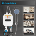 Protočni električni bojler 3500W sa digitalnim ekranom - Image 6