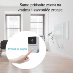 Pametno WiFi Video Zvono sa Kamerom – Bežično Video Zvono sa Noćnim Vidom i Dvosmjernim Audio Pozivom - Image 3