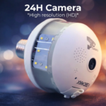 V380 D8 WiFi Kamera sa LED Reflektorom – 3MP Full HD | Pametna Sigurnosna Kamera 2u1 - Image 2