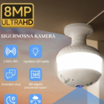 V380 D8 WiFi Kamera sa LED Reflektorom – 3MP Full HD | Pametna Sigurnosna Kamera 2u1 - Image 5