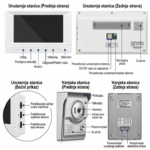 Video Interfon sa 7" Monitorom – Vodootporni Video Interfon sa Noćnim Vidom i Otključavanjem Vrata - Image 4