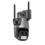 Triple-Lens Smart WiFi Kamera – 3 Objektiva | PTZ Kamera sa AI Detekcijom i Noćnim Vidom - Image 3