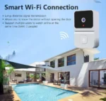 Pametno WiFi Video Zvono sa Kamerom – Bežično Video Zvono sa Noćnim Vidom i Dvosmjernim Audio Pozivom - Image 10