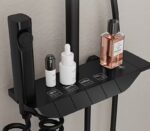 Premium 4-u-1 Tuš Sistem Gun Gray – Gornji i Ručni Tuš sa Kontrolnom Pločom - Image 3