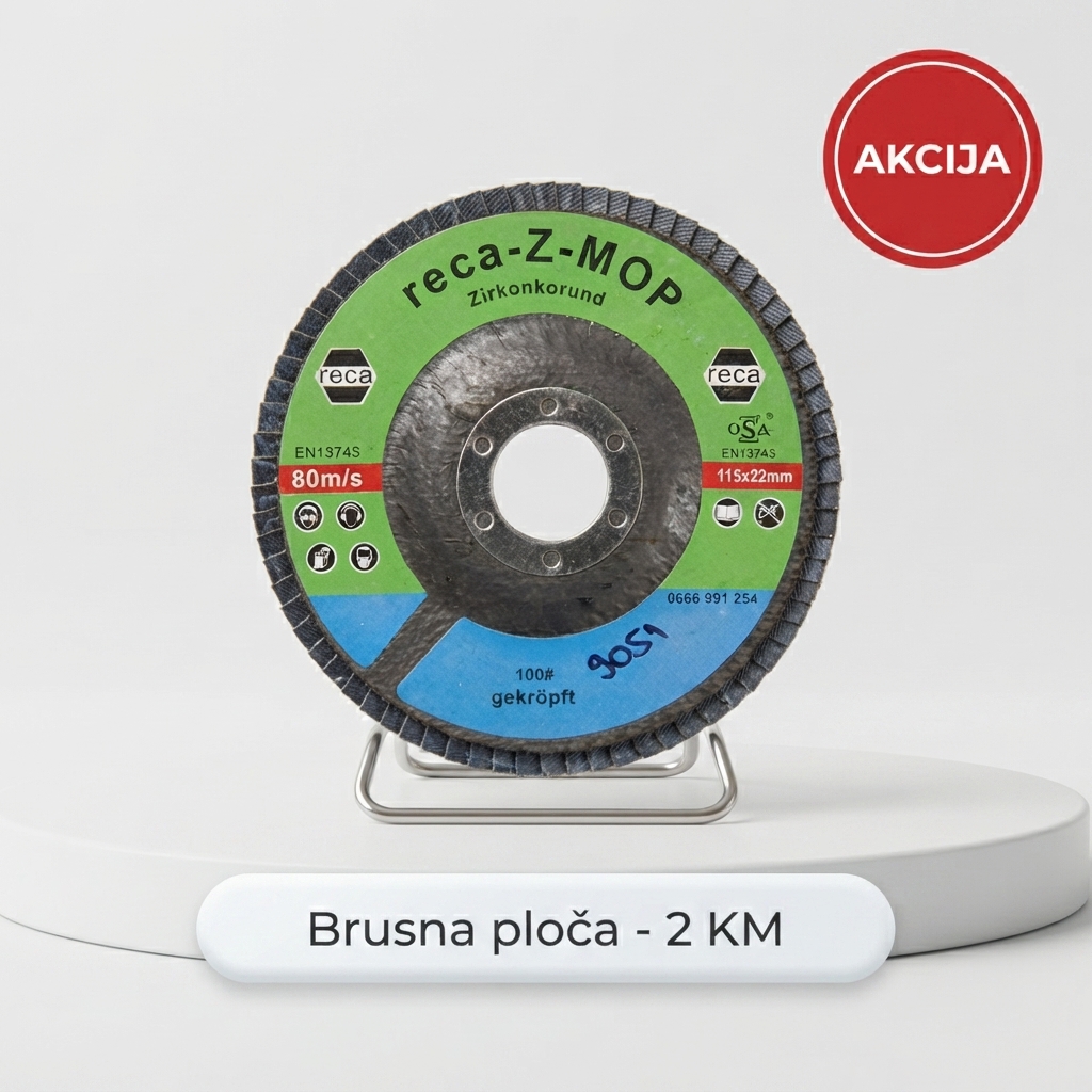Design_studio_flap_disc_advertis…_202608262133 SLAGANI PAPIR INOX 115 100 - Image 1