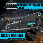Mini AKU Motorna Pila 48V – Bežična Električna Pila sa 2 Lanca | 1 ili 2 Baterije - Image 9