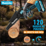 Mini AKU Motorna Pila 48V – Bežična Električna Pila sa 2 Lanca | 1 ili 2 Baterije - Image 10
