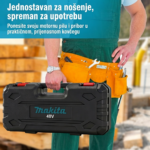 Mini AKU Motorna Pila 48V – Bežična Električna Pila sa 2 Lanca | 1 ili 2 Baterije - Image 8
