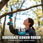 Mini AKU Motorna Pila 48V – Bežična Električna Pila sa 2 Lanca | 1 ili 2 Baterije - Image 6