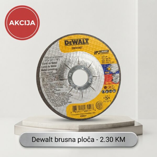 PLOČA BRUSNA 125×6 DW