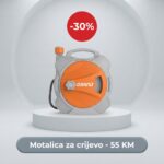 Motalica sa crijevom 15 m praktična motalica za baštu i dvorište